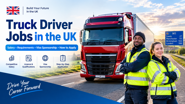 Truck Driver Jobs in the UK (2026 Guide): Salary, Requirements, Visa Sponsorship & How to Apply