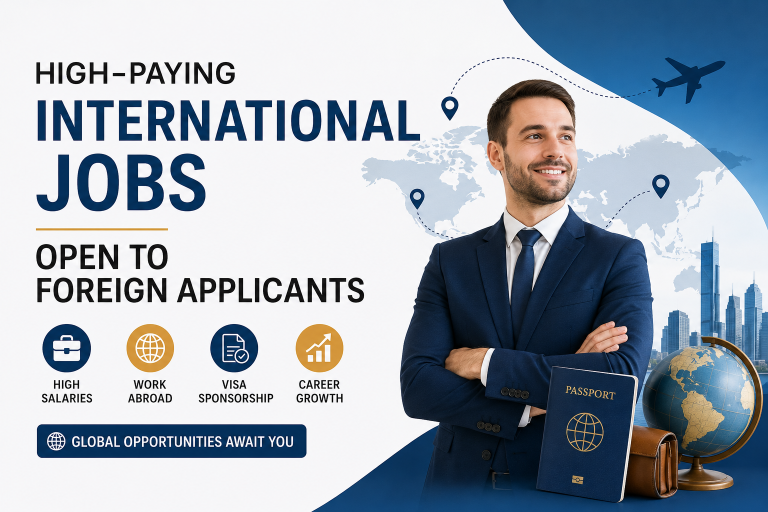 High-Paying International Jobs Open to Foreign Applicants