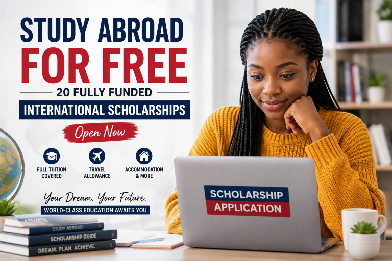 Study Abroad for Free: 20 Fully Funded International Scholarships Open Now