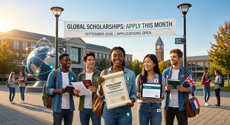 International Scholarships Currently Accepting Applications This Month